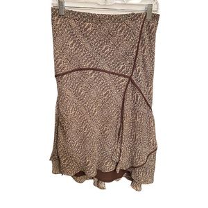 Vintage Worthington Brown Midi Skirt